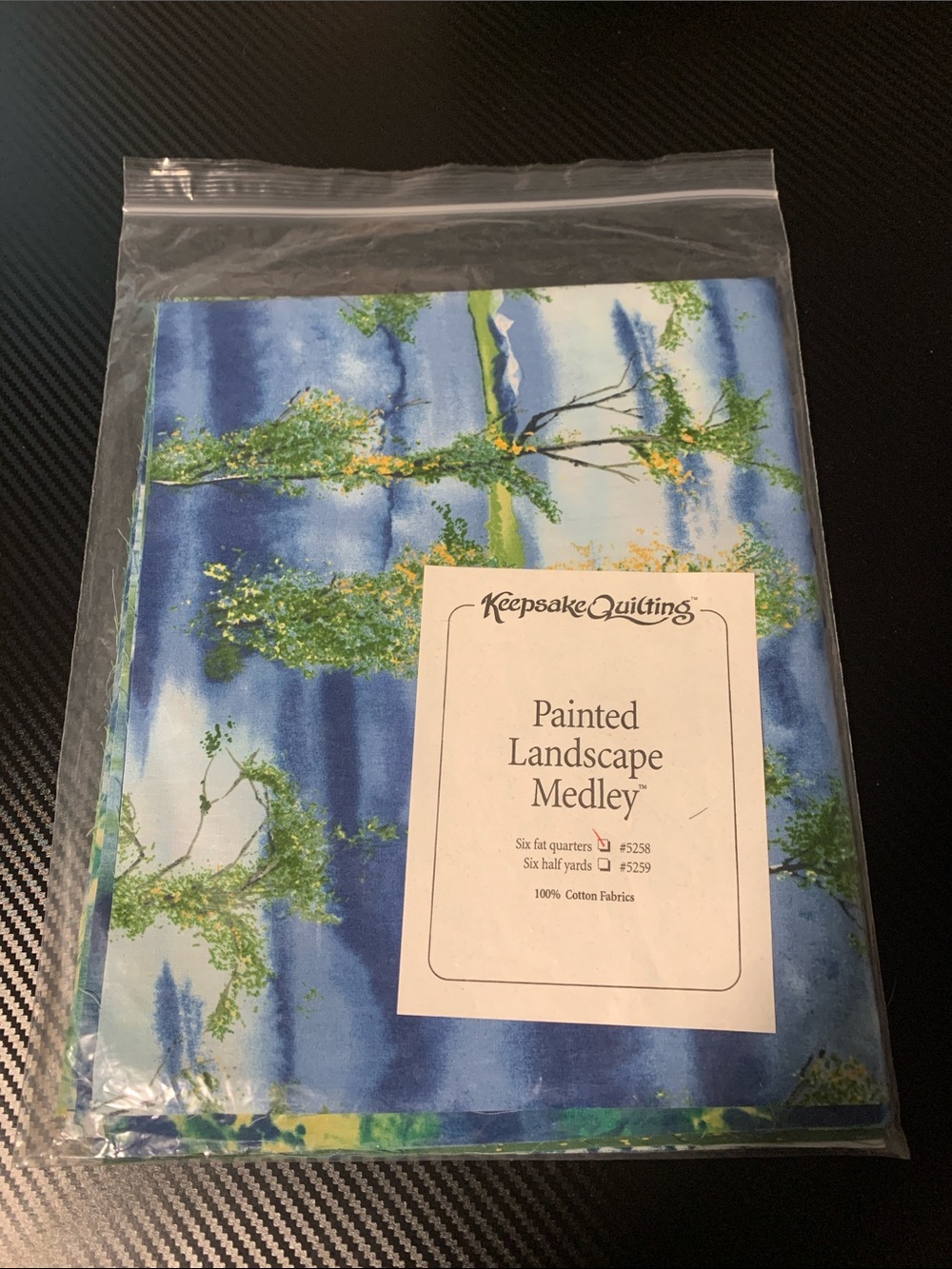 Keepsake Quilting Painted Landscape Medley 5258 Fabric Pack 6 Fat Quarters